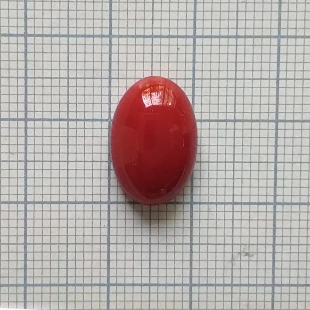 Italian Red coral oval cabochons corallium rubrum available size 5x3 6x4 7x5 8x6 9x7 10x8 12x9 12x10 14x10 16x12 18x13 20x15 mm