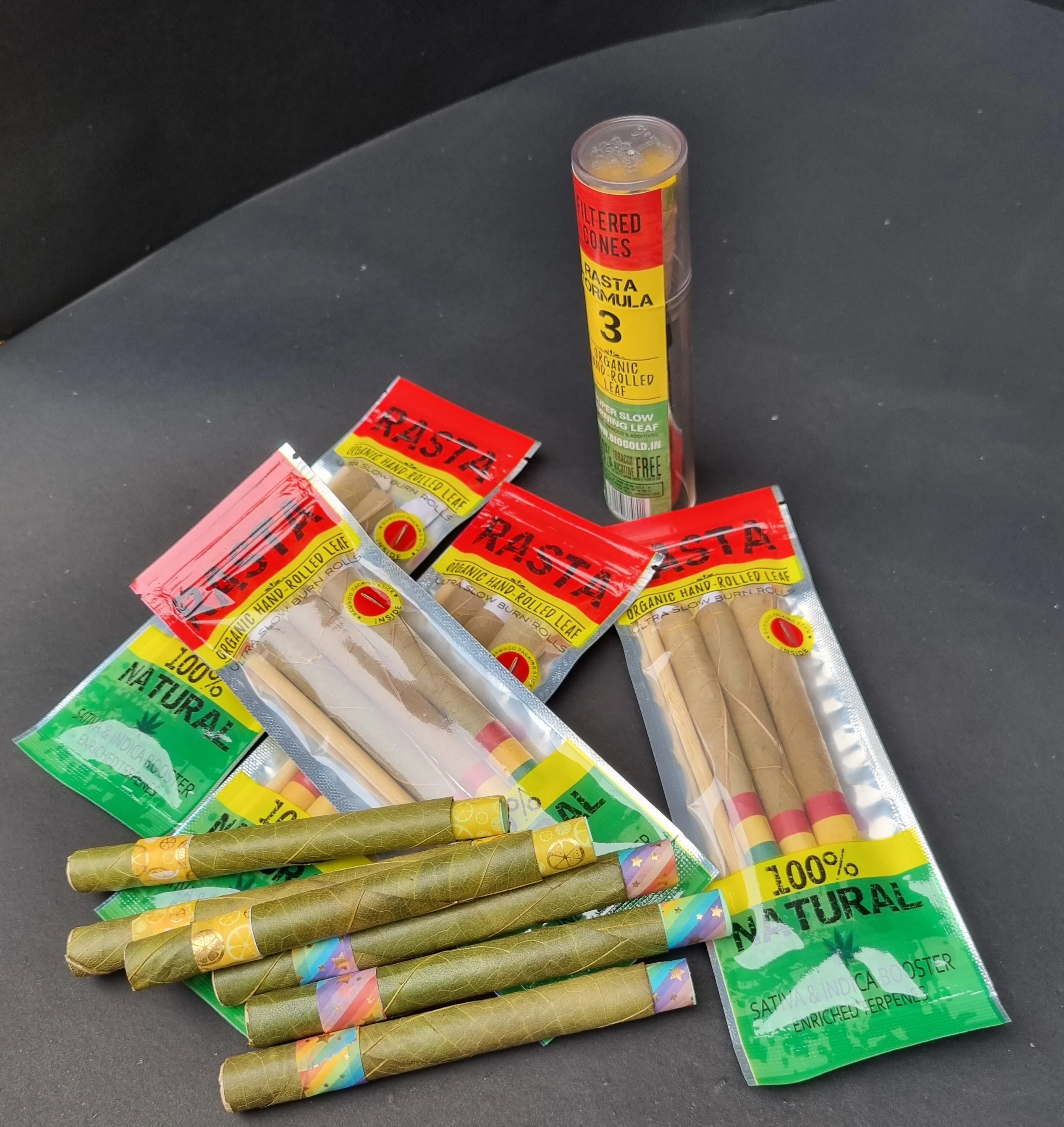 Cordia Rolled. Leaf in RASTA Pouh & Clear Tube Pack.jpg