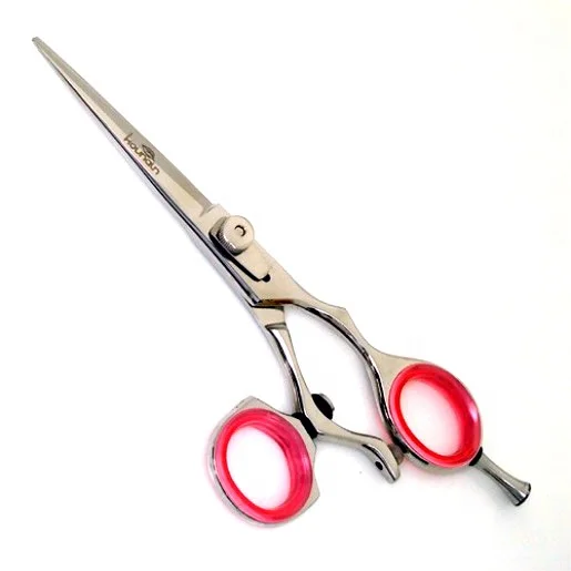 Hot Selling Professional Quality Barber Scissors Custom Logo Printed Design Straight Blade Hair Cutting Beauty Salon Shears