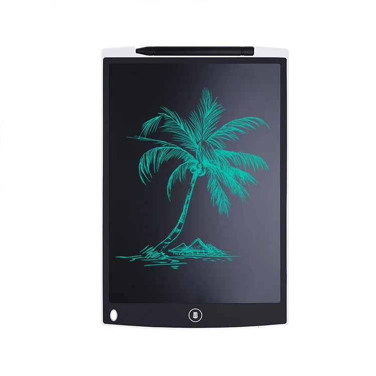 
12 inch e writer pad with lock button support partial delete function 