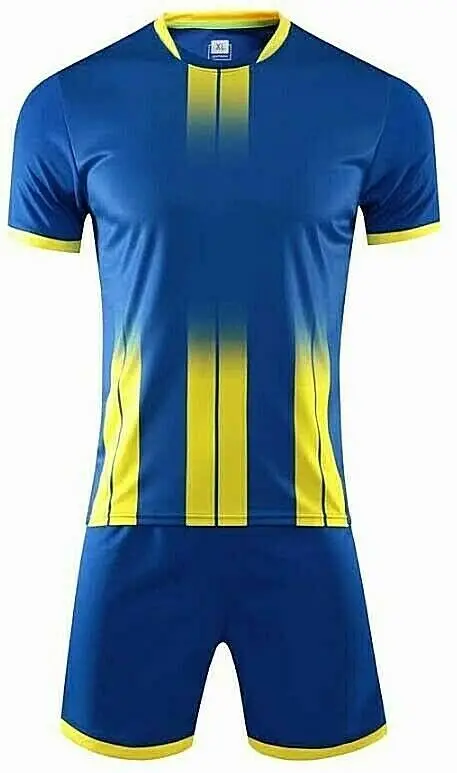 Wholesale Sublimation Plain Print New Club Custom Football jerseys Football Sets For Men