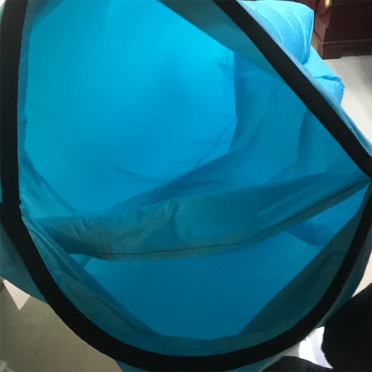 New Design Update second generation single mouth/opening without PE bag inside coated TPU Sleeping Lazy Bag Inflatable Air Sofa