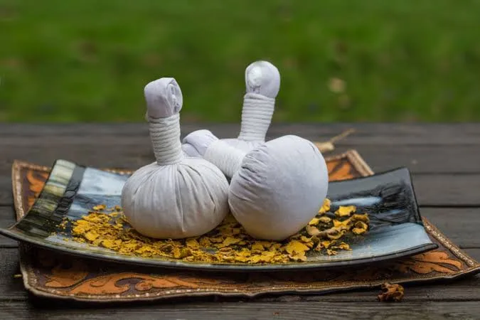 Тайский травяной компрессионный шар Натуральные Сушеные травы для спа и массажа