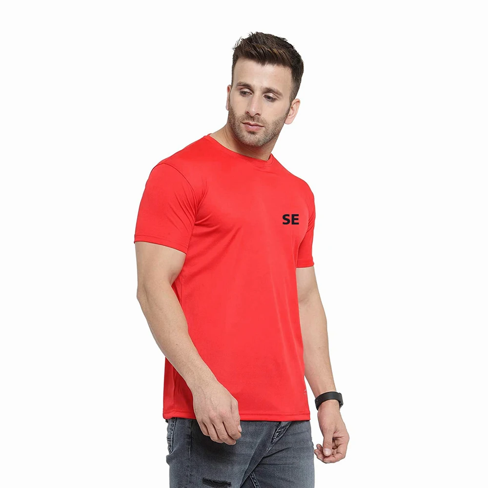 Wholesale High Quality Short Sleeve Summer T Shirt For Men Printing Mans T shirts Slimfit Mens Black T shirt