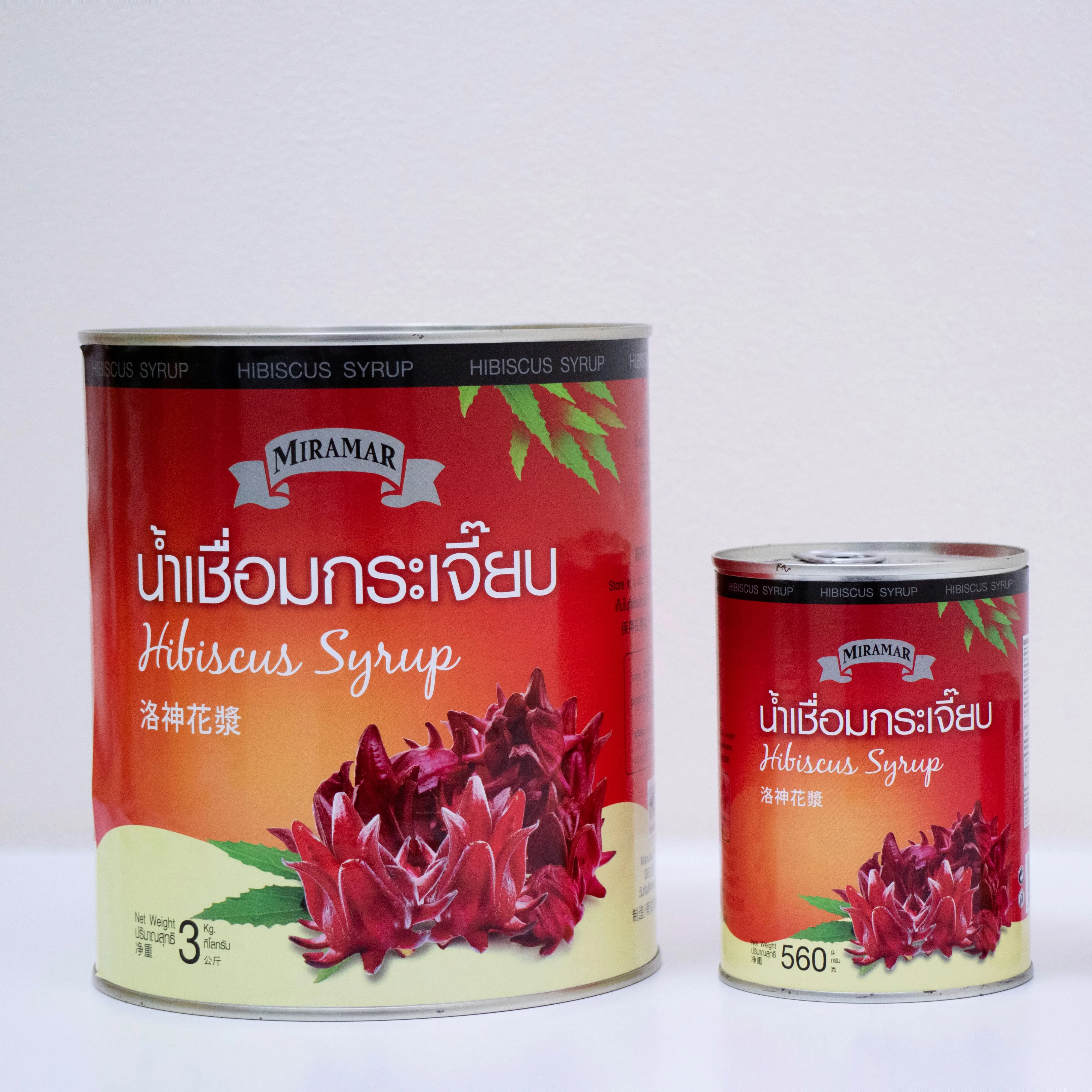 Canned Hibiscus Roselle flower Blooms