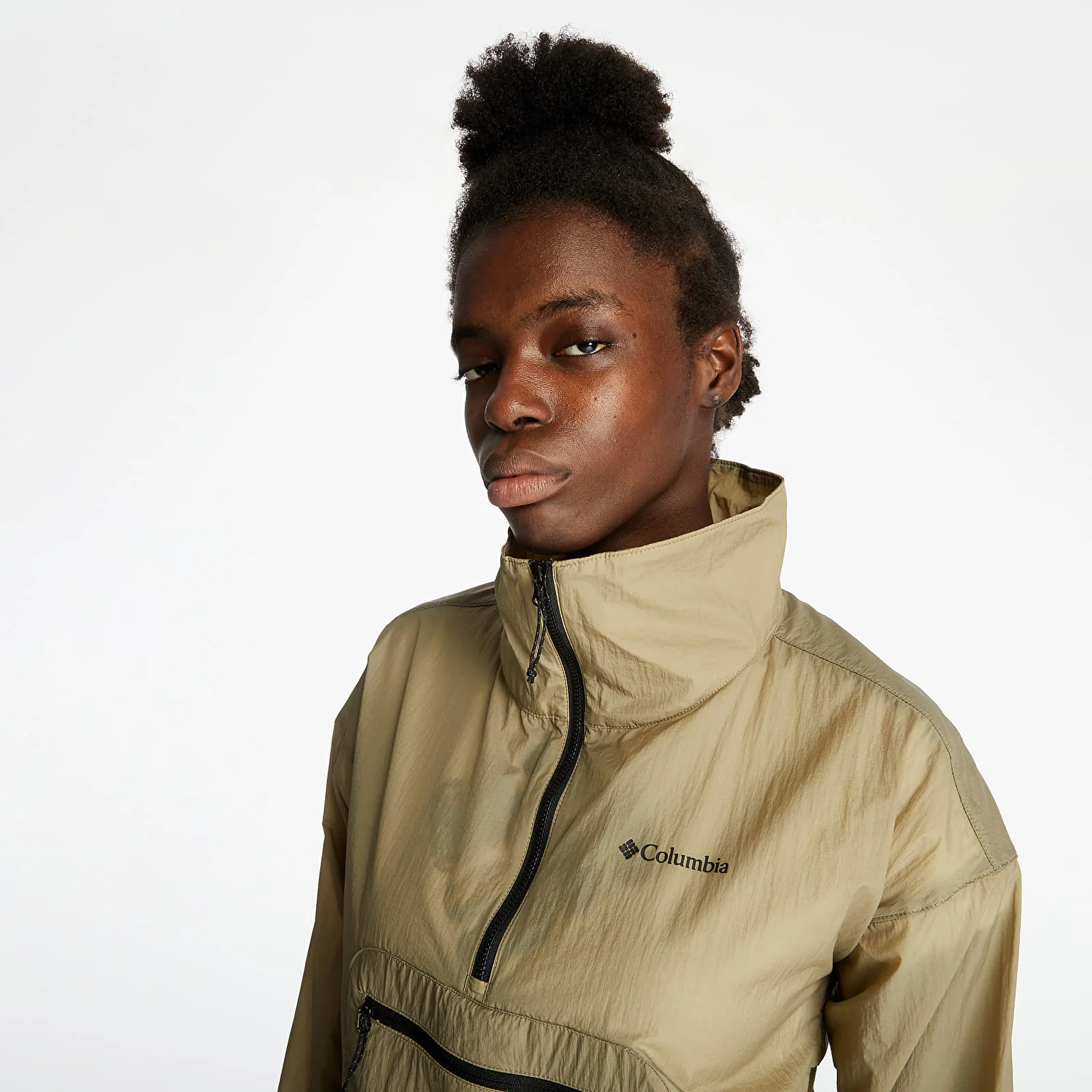 New Style Fully Customize Hooded Anorak Jacket Men Silk Shell for Winter Custom Brand Regular Clothing Length Wool Silk Casual