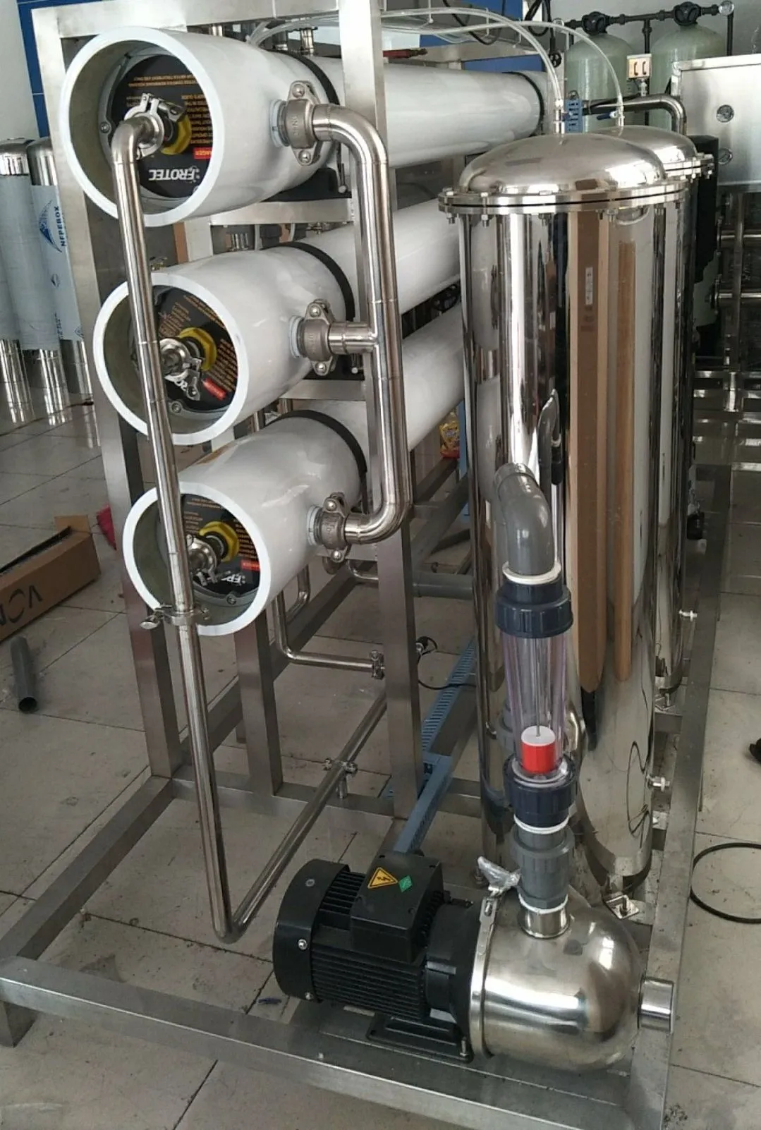 Water factory  10000 Liter per hour reverse osmosis water purification system for boiler