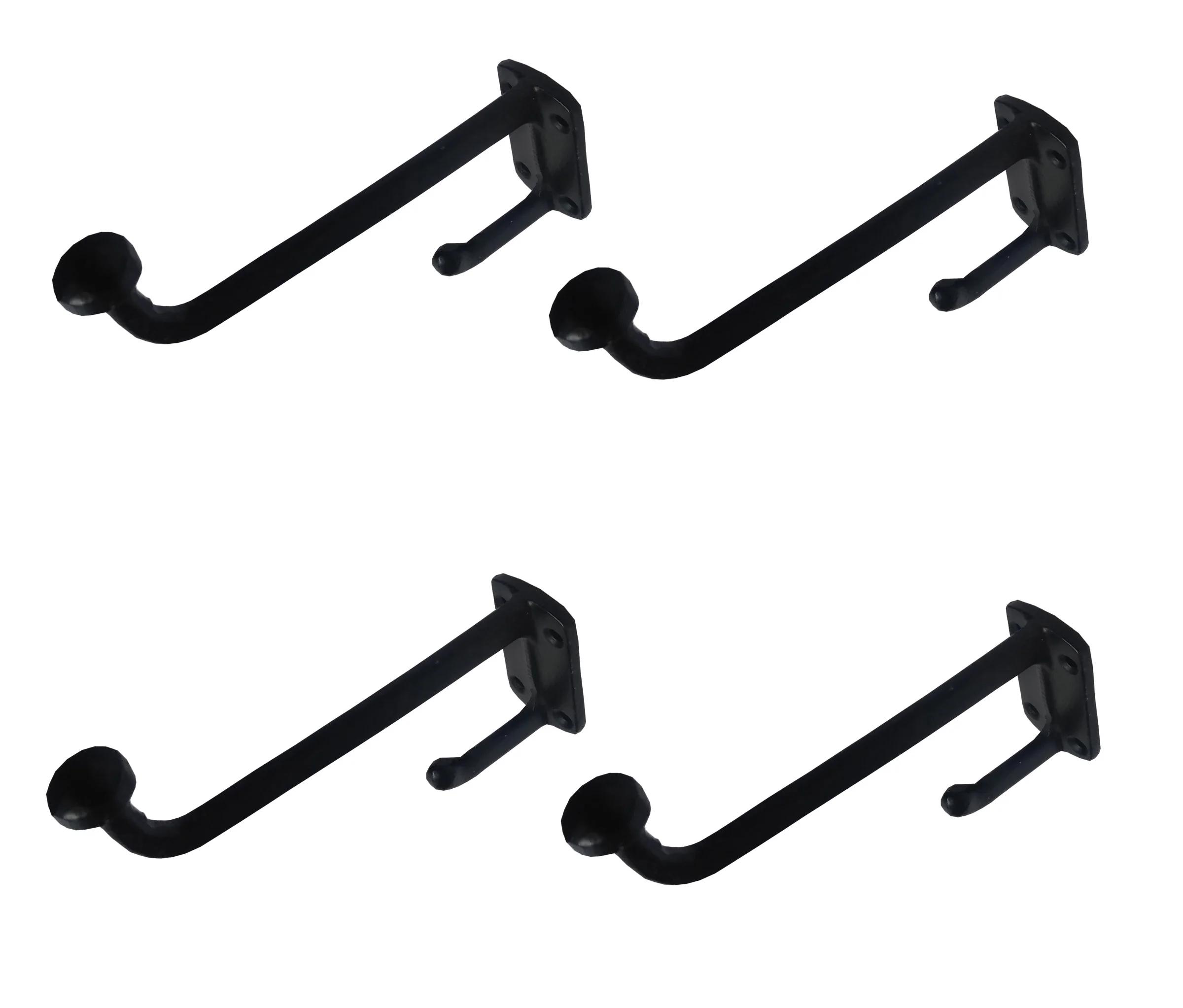 Decorative Rustic Cast Iron Wall Mounted Coat Hooks Hats Towels wall hooks with long neck at the lowest price