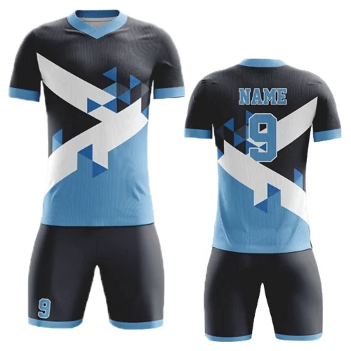 Custom Soccer Jersey with Short, Men Women Personalized Name Number Team Outfit, Kids Customize School Soccer Uniform