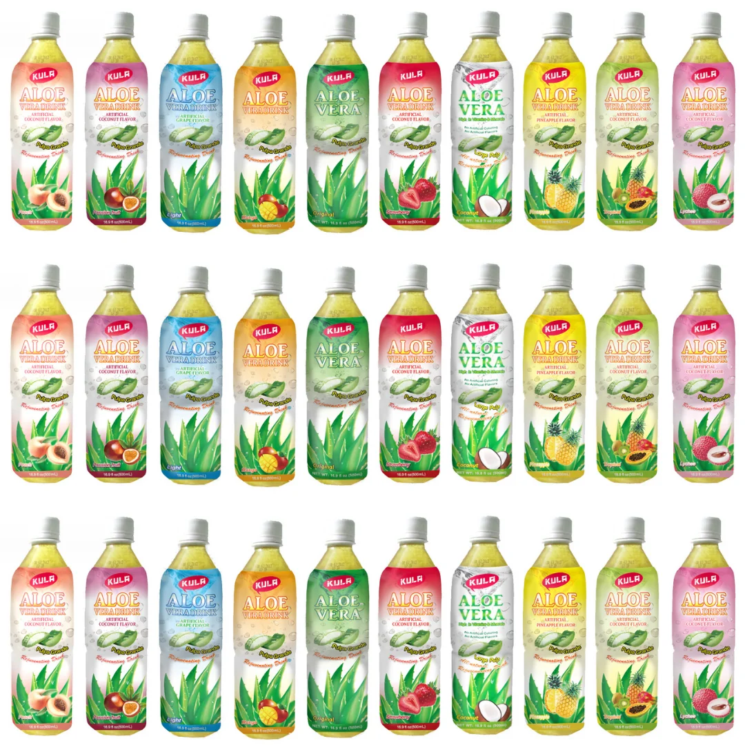 KULA PET Bottle 500ml 1500ml Aloe Vera Drink