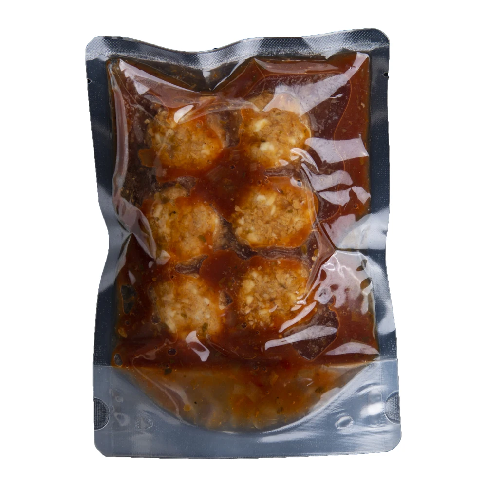 
GMP HACCP certified Plant-based vegan Meatballs in Custom Sauce Private Label 
