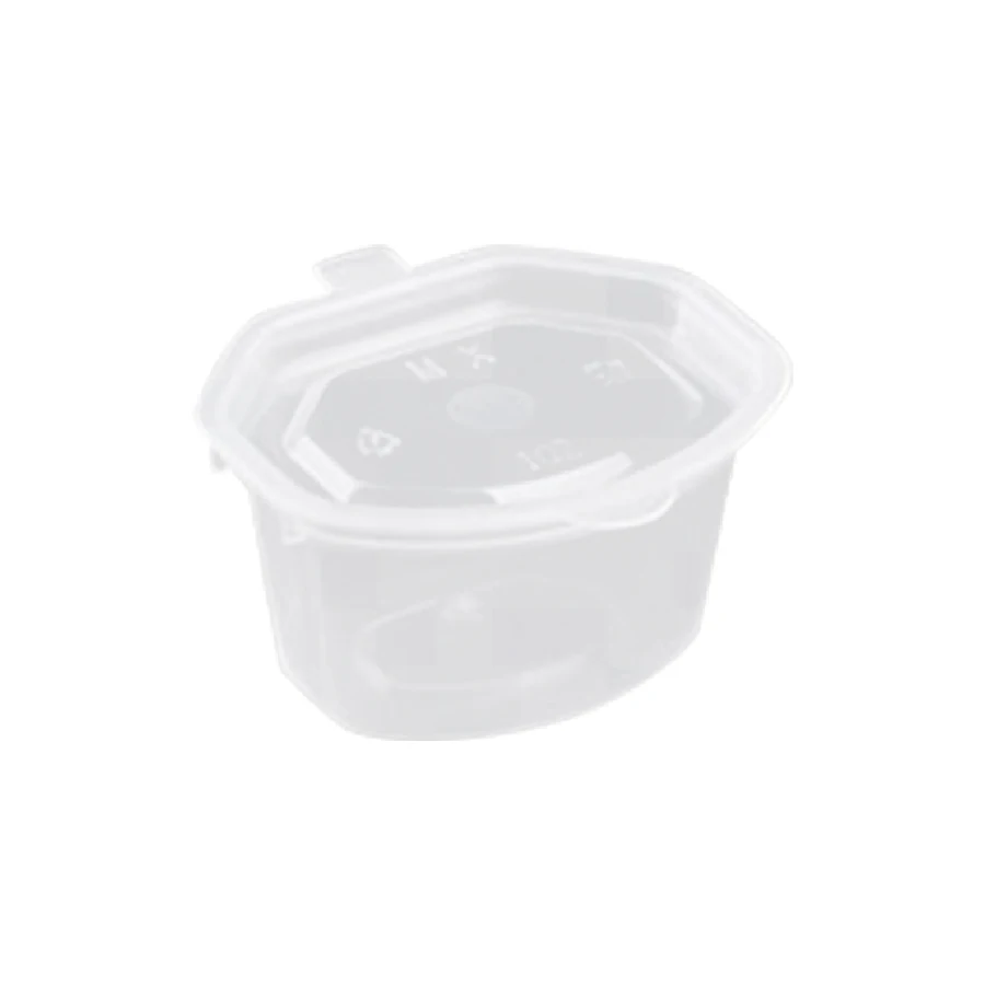  Пластиковый пищевой контейнер с отсеком под заказ-B0653