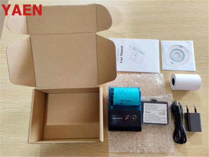 Mobile Mini Monochrome Handheld Printer Android Blue tooth Handheld Printer With Wireless Blue tooth for Billing