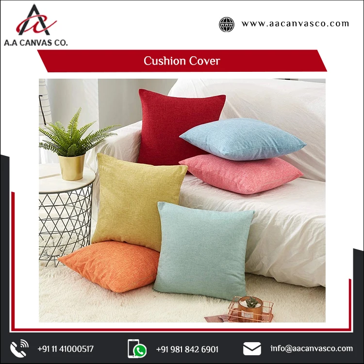 New Sample Order Available Linen Material Attractive Cushion Covers