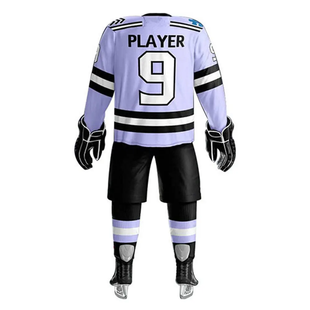 Униформа для хоккея с шайбой Новая высококачественная униформа сублимационным дизайном