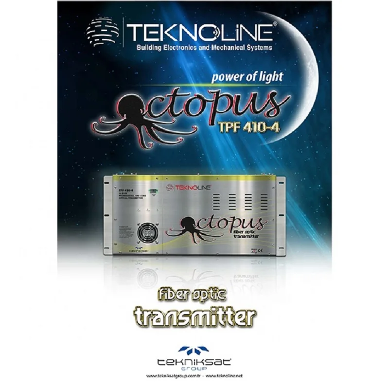 High Quality AGC OPTIC TRANSMITTER (4SAT+1TERR) 17 coax input 1 optic output lnb power led indicator hihg gain