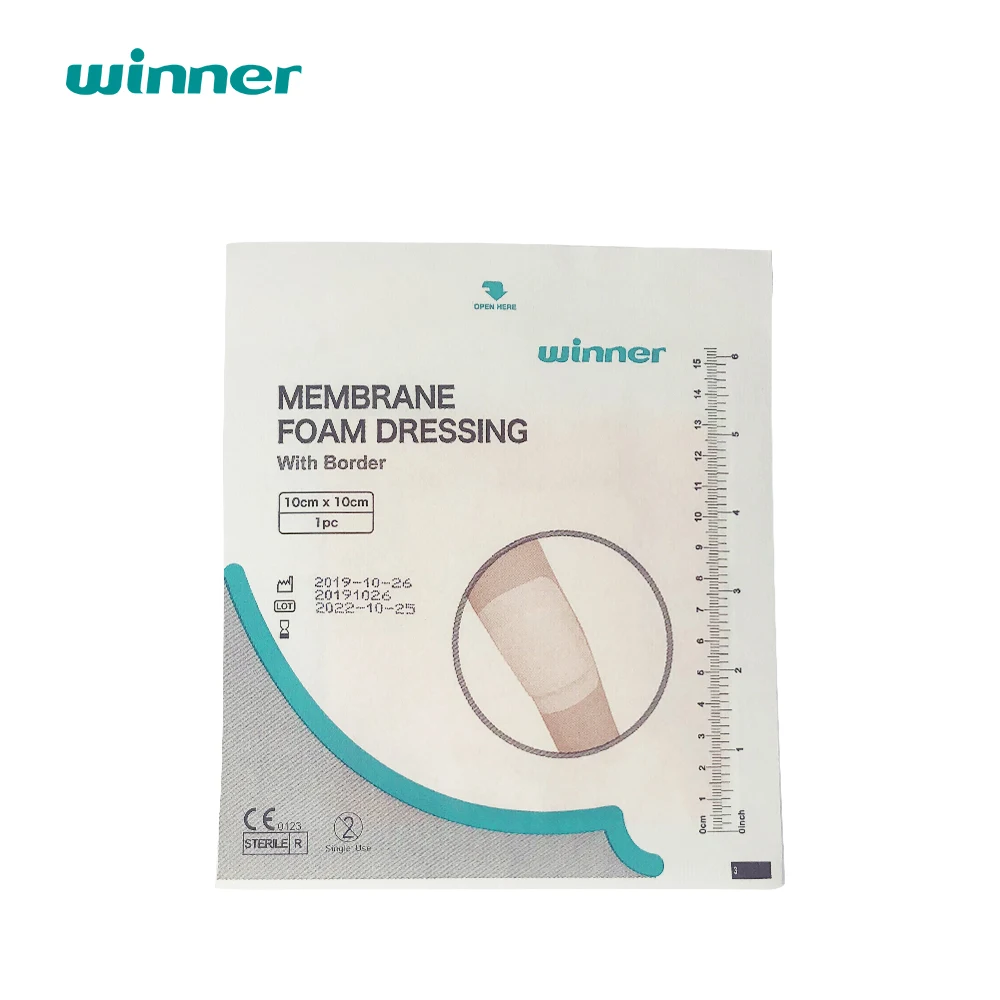 Высоковпитывающая повязка для ран, медицинская силиконовая повязка из пены