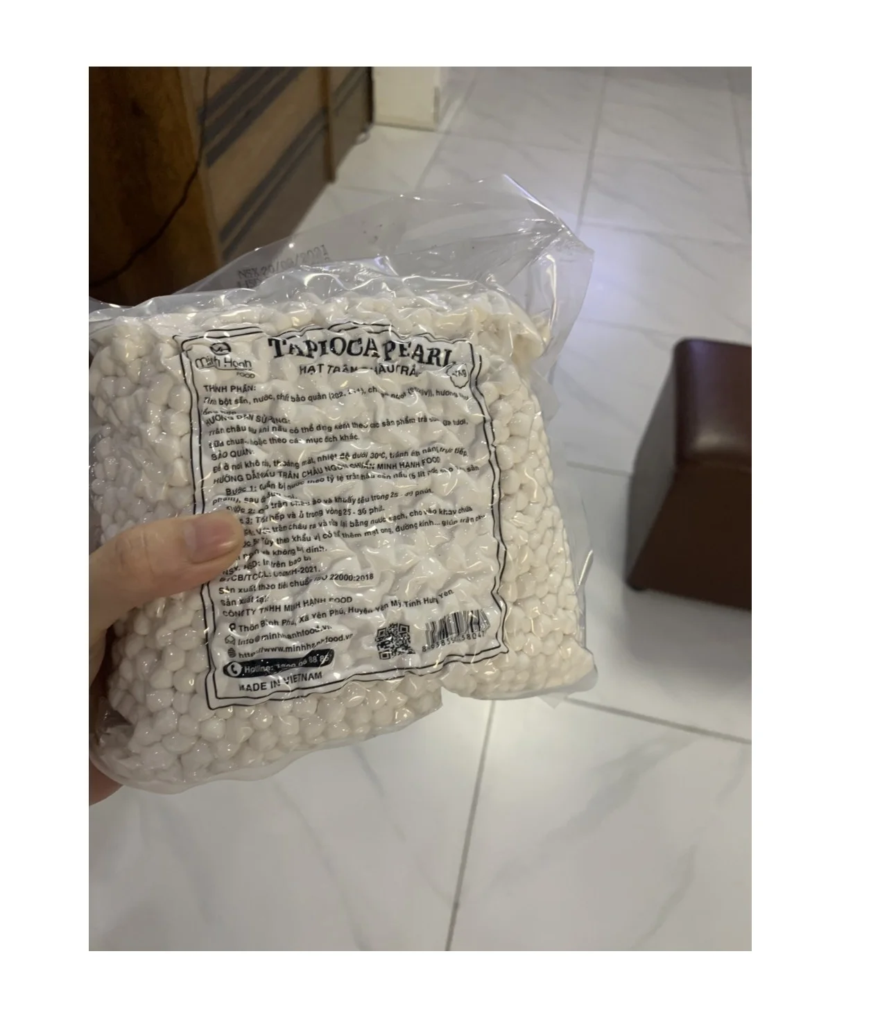 Поставщик пузырьков молочного чая коричневого сахара черного цвета шарики тапиока жемчужины Буба для приготовления смузи