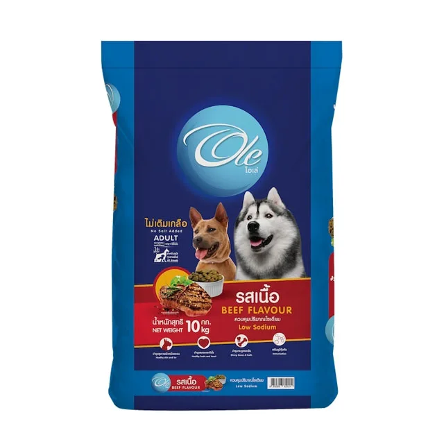 Ole Dog  Dog food Pet food  Beef flavor 1 color 10kg