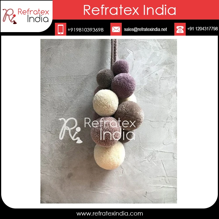 Supplier Of  Pom Pom Fringe DECORATIVE POM POM FRINGE, TRIMS FOR CUSHION COVERS, BAGS With Best Quality and Low Price