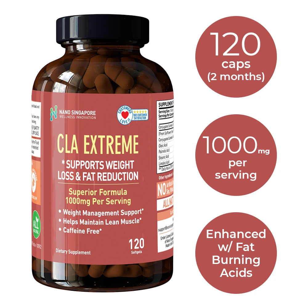 [Новинка] капсулы добавки конъюгированной линолевой кислоты CLA