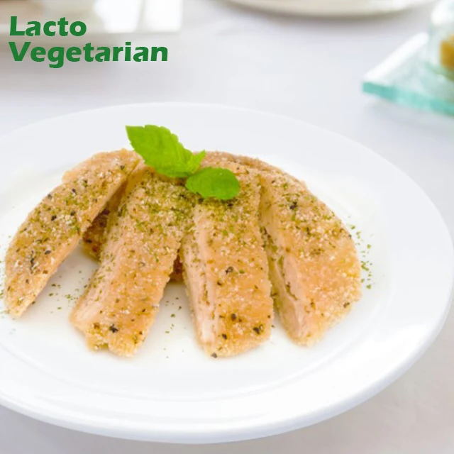 Ароматизированное вегетарианское Соевое Мясо Lacto, вегетарианское эко-мясо