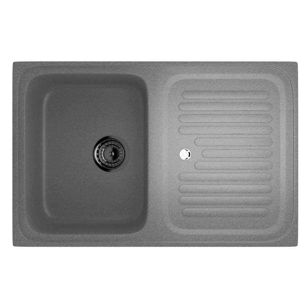 Composite reversible one-section kitchen sink ULGRAN U-502