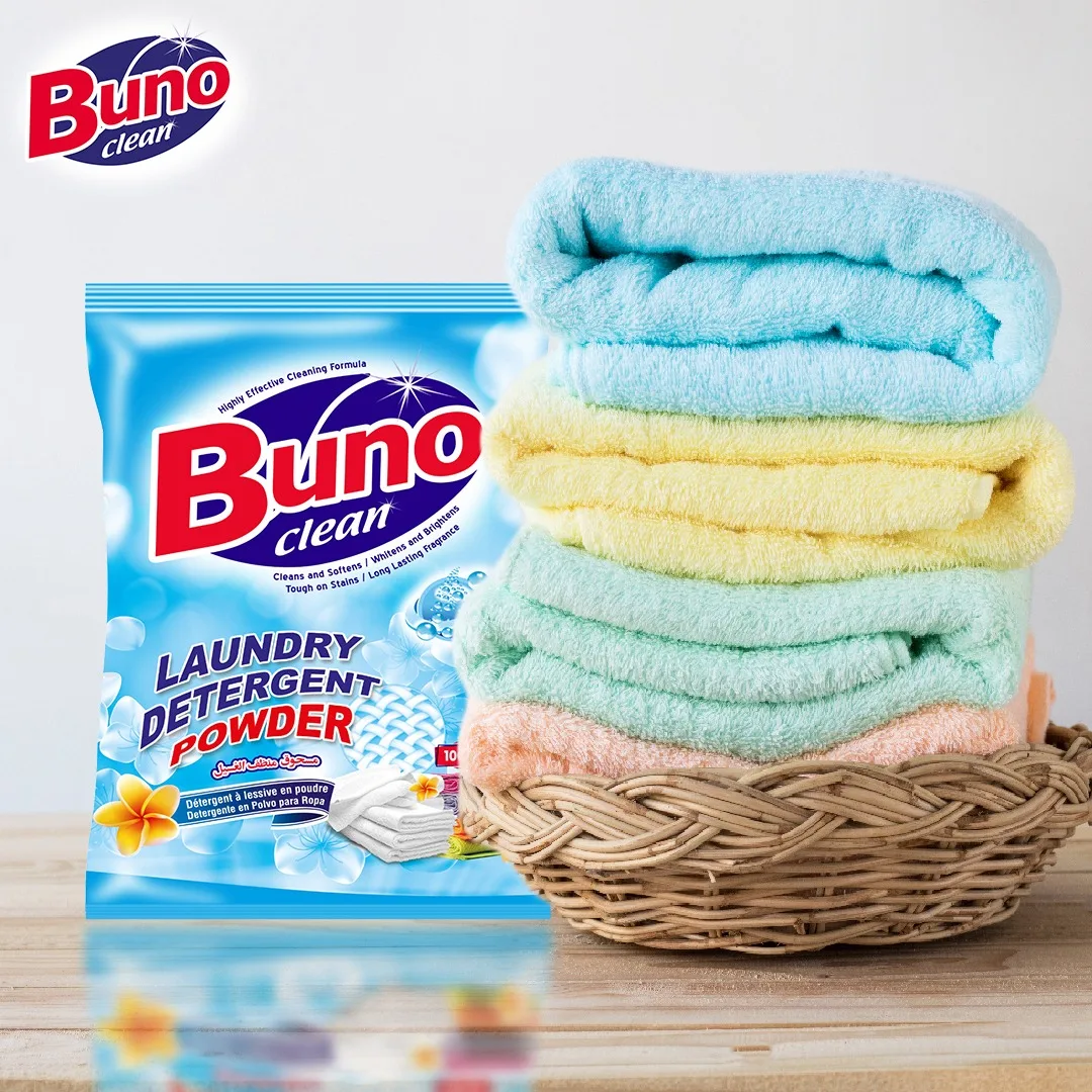 Wholesale Laundry Washing Detergent Powder 100gr High foam Low density Powder detergent for Laundry manufacturer OEM ODM PL