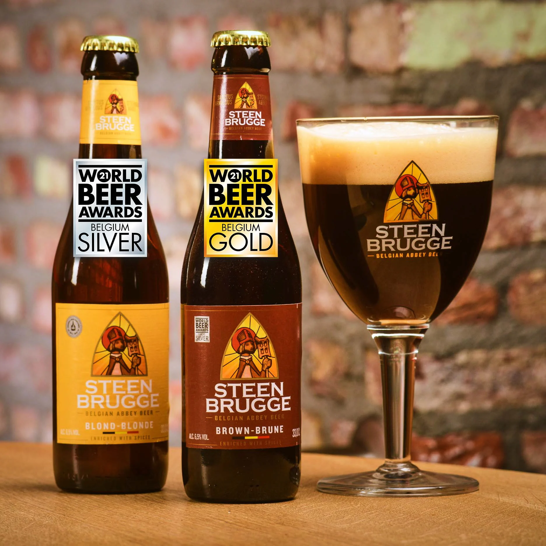 Steenbrugge коричневый пиво Бельгия пивной ящик Dubbel 24x33cl