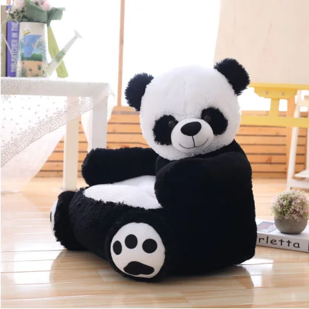 Custom Cute Plush Panda Bear Unicorn Duck Kids Sofa Chair/Easter Plush Seat Baby Nest Sleeping Bed Cushion Adult Soft Pillow