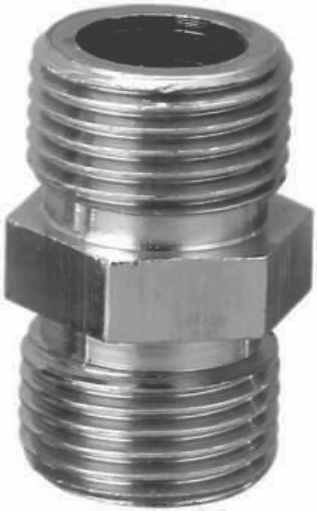 Brass Male and Female Nipple Male Female Thread Brass Pipe Fitting Nipple C.P. Hexagonal Nipple Brass Pipe Fitting