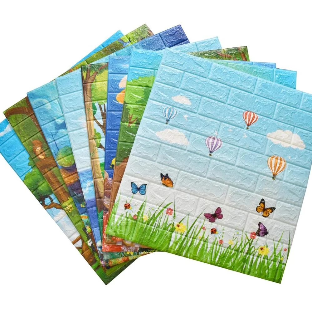 3d Самоклеящиеся обои с изображением кирпича для украшения дома настенное покрытие из пеноматериала кирпичная настенная панель