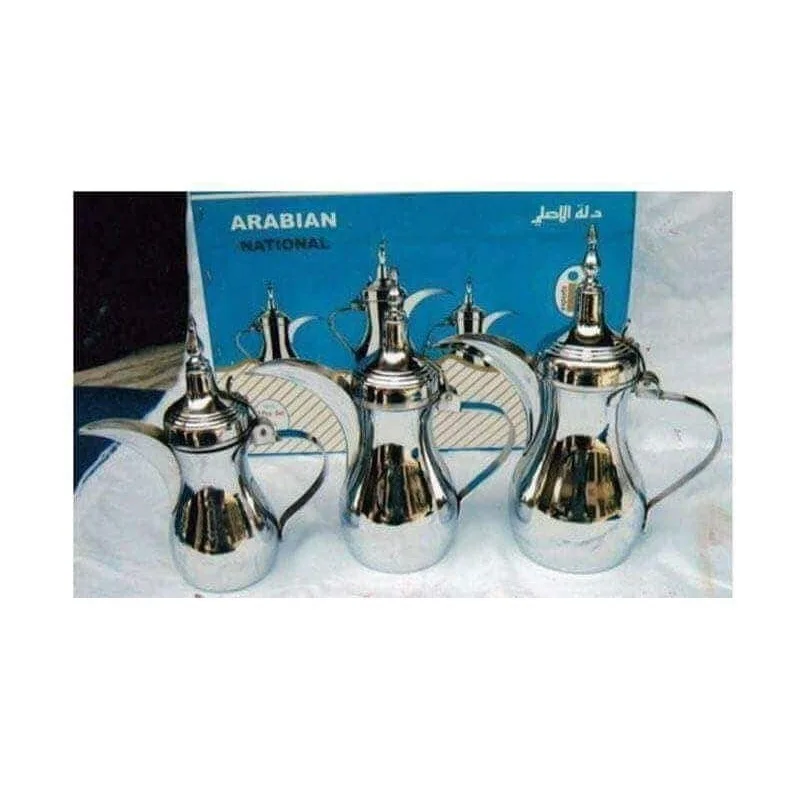 ARABIC DALLAH TEA COFFEE POT MANUFACTURER FROM INDIA DALLAH ARABIC SET OF THREE EID DECOR RAMADAN 2022 GIFT DINNERWARE SETS