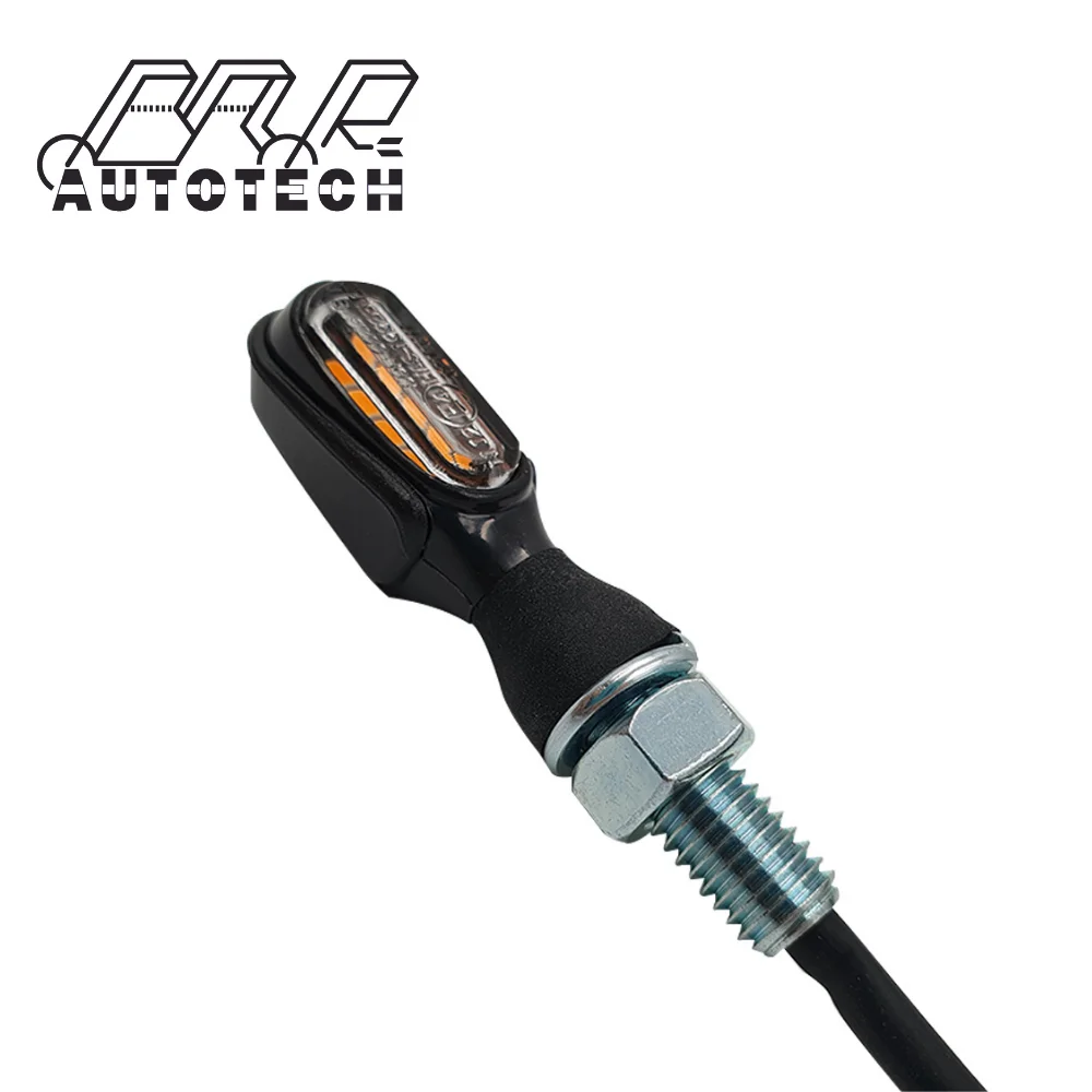 Мотоциклетная устойчивая к царапинам универсальная DC 12V M8 винтовая Светодиодная лампа поворота