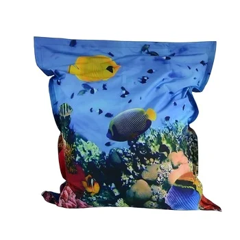 Luckysac Hot Sales Beanbag Chair Printed Modern Fabric Sofa Outdoor Indoor Waterproof Bean Bag