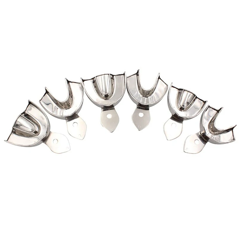 Лидер продаж стоматологический отпечаток из нержавеющей стали многоразовый