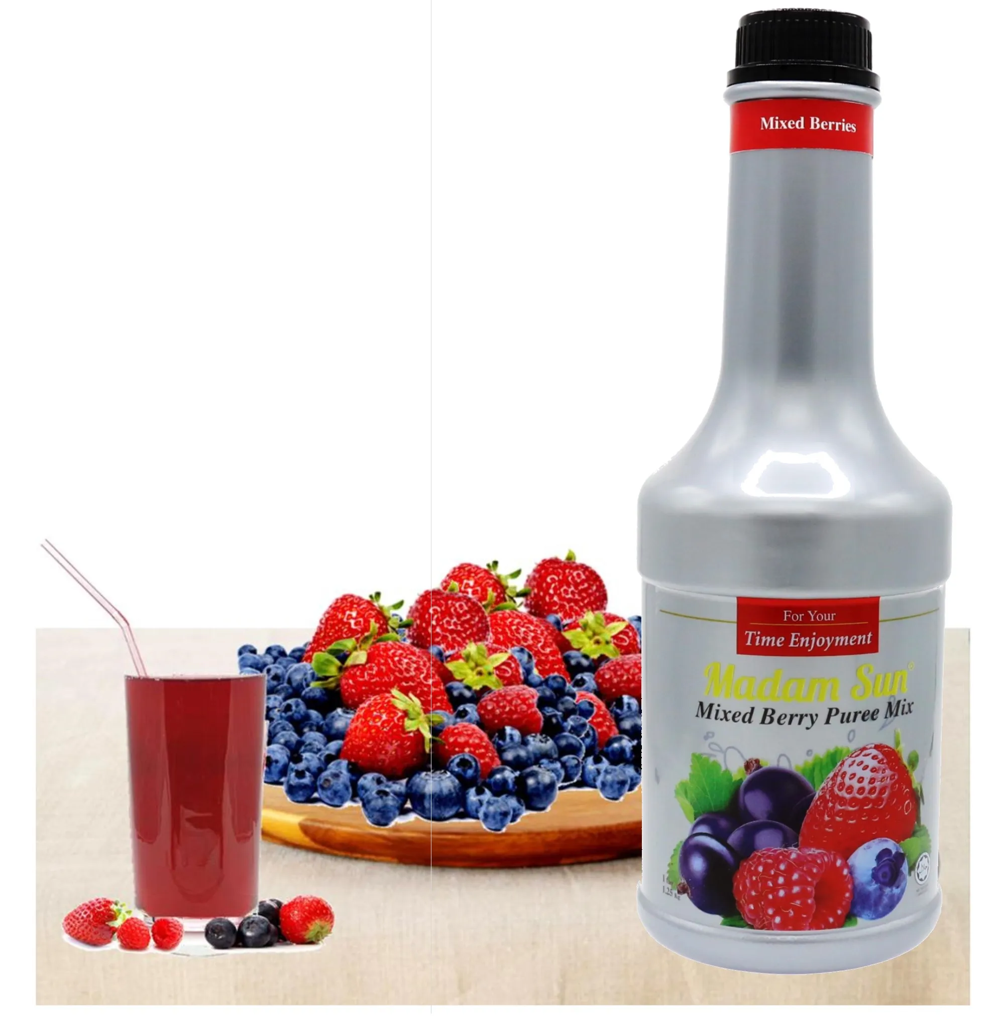 Mixed Berry Puree Drink Concentrate/Mixed Berry Juice/Mixed Berry Puree