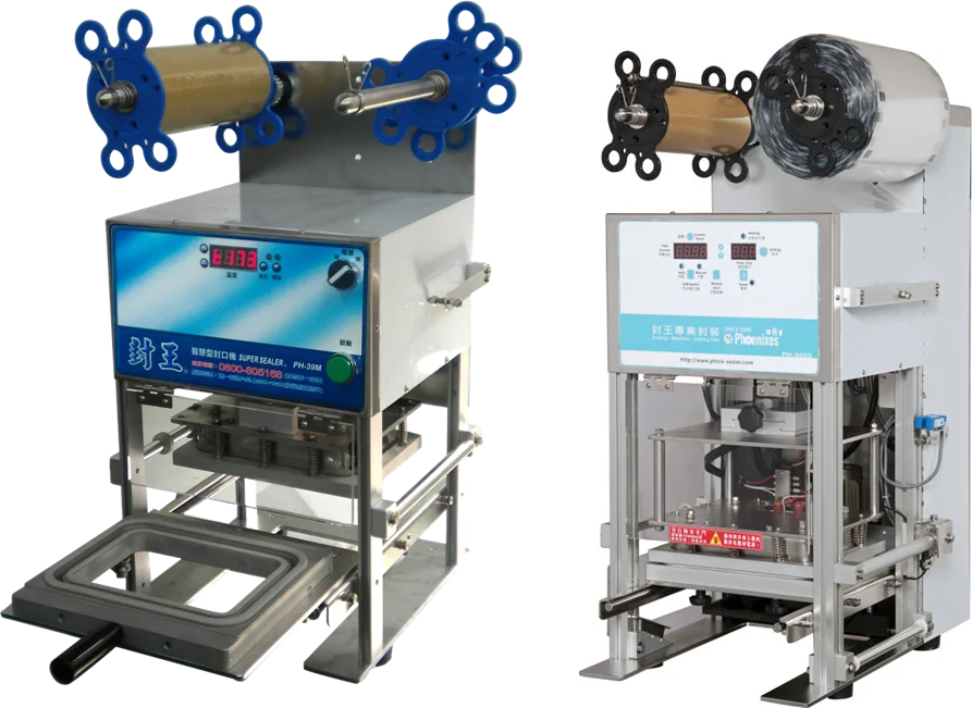 Automatic and manual trays sealing machine
