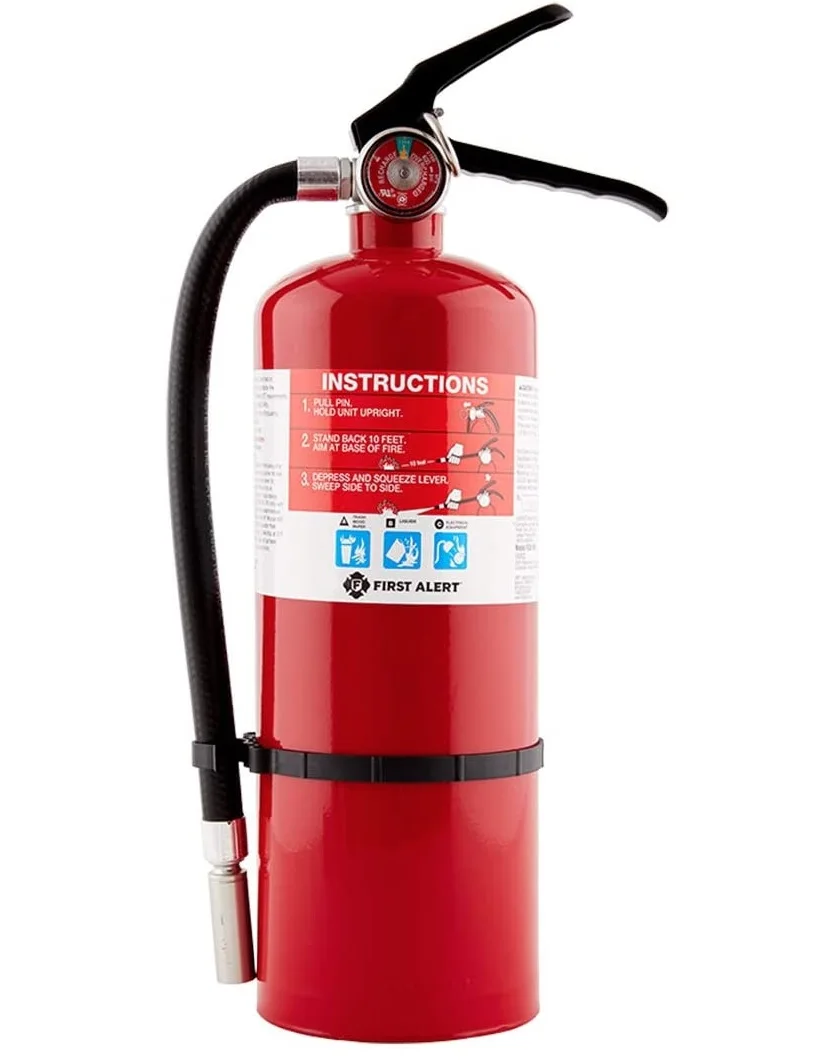 CARBON DIOXIDE EXTINGUISHERS RECHARGEABLE Fire Extinguisher with Hose & Easy Mount Bracket Dry Chemical Rechargeable