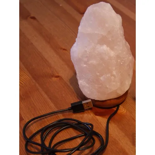 Pink USB Salt Lamps Pakistan, Pure and Natural Craft Home Decor Salt Night Lamp, Ideal Hand carved Salt Lamp for Decoration