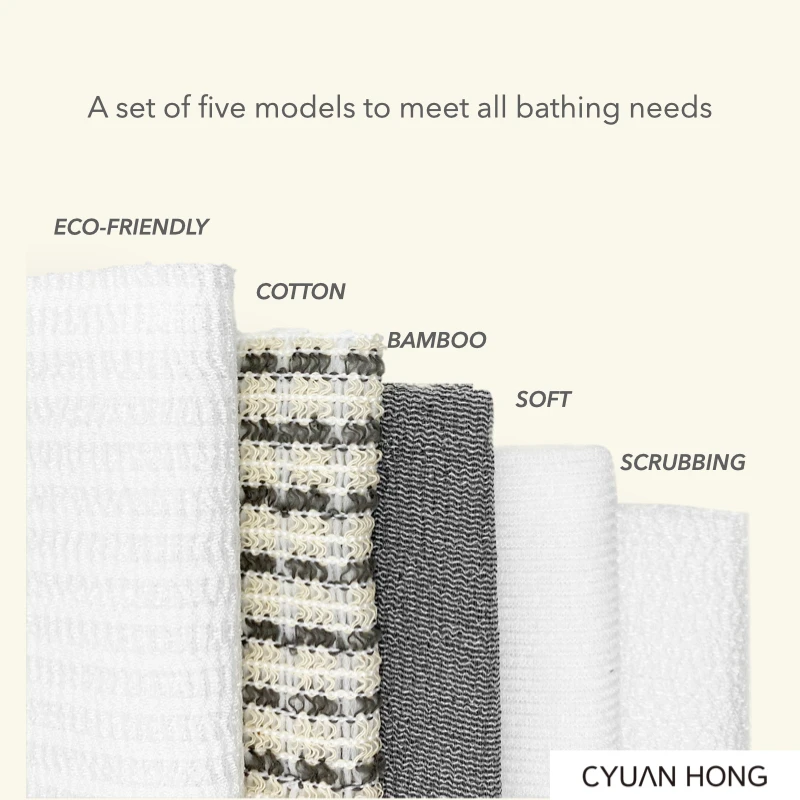 Asia Style large bath towels serviette de bain exfoliating body scrub bath supplies bath towel set