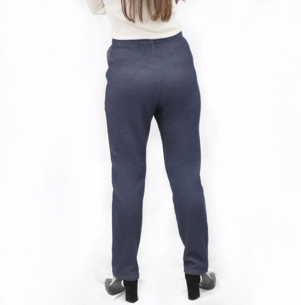 Wool Blend Knitted Thick Legging Casual Trousers