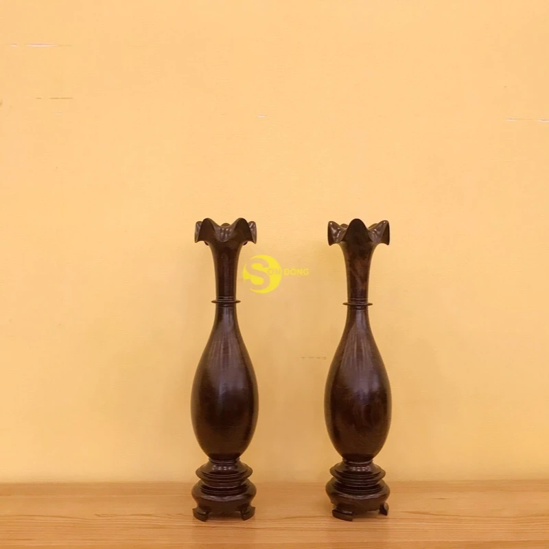 Декоративная Тыква из натурального дерева