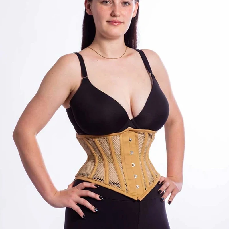 New Under Bust Fashion Waist Training Corsets Satin Tight Waist Trainer Corset