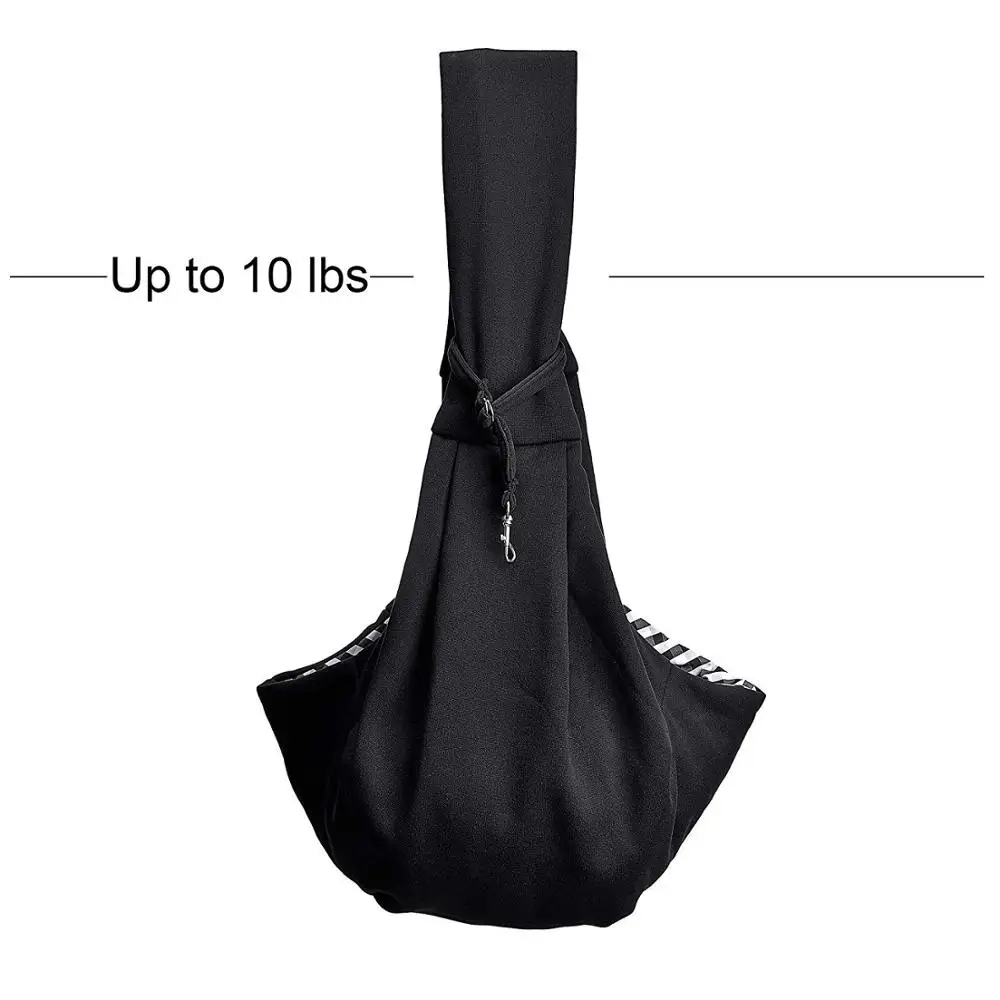 Small Dog Cat Carrier Sling Hands Free Pet Puppy Outdoor Travel Bag Tote Reversible