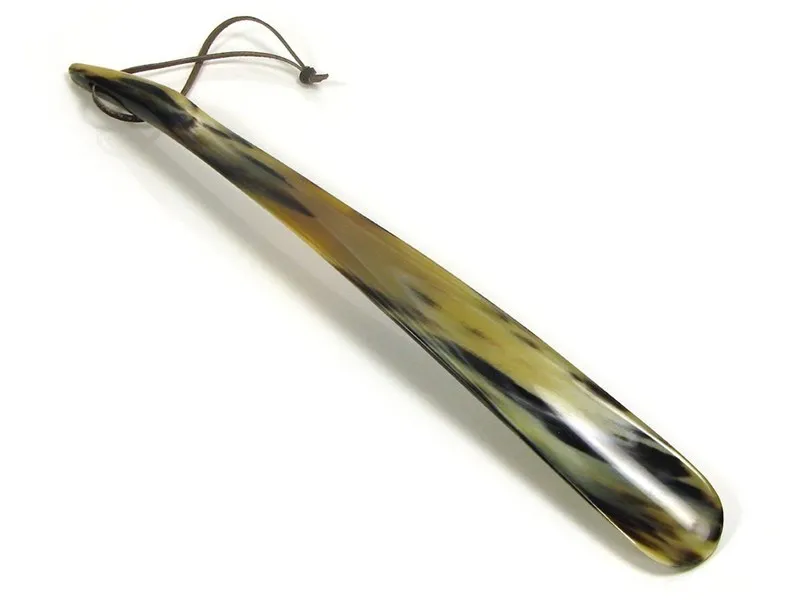 Подвесной обувной рожок с ручкой полированный для туфель рог лучшей