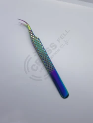 Best Eyelash Extension Tweezers 35 Degree Angled Isolation Lash Tweezer