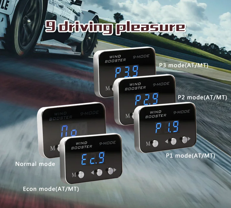  2017 DTE Power Pedal Box Chip Tuning Windbooster 9 MODE Throttle Controller for Toyota Hilux