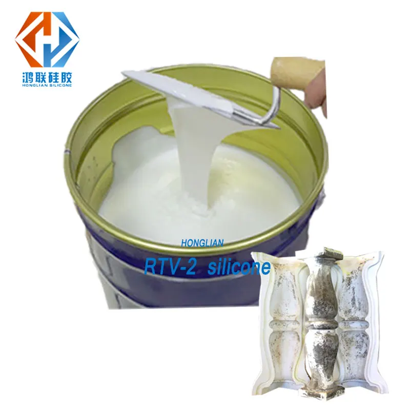Dongguan liquid rtv silicone rubber for column mold making condensed cure silicon with 2% free catalyst cheap price
