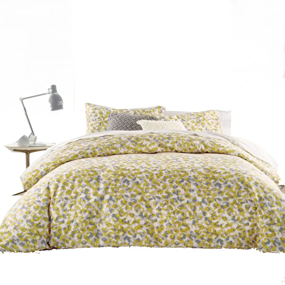 ALLBRIGHT Made Duvet Sateen Fabric Duvet Cover Set Bed Sheet Sets PERCALE T300 100% Cotton OEKO-TEX STANDARD 100 Printed 4 Pcs